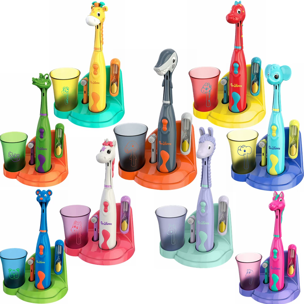 Automatic electric toothbrush set, children's brush soft-bristled, USA, (Physicals), fully automatic, 3-15 years