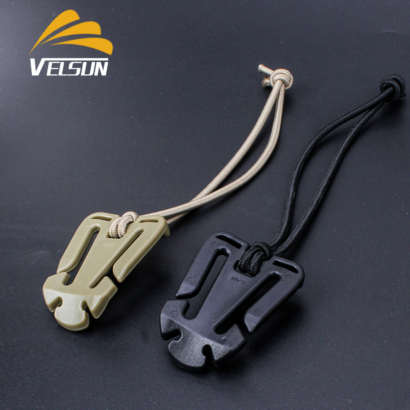 Mesh belt containing buckle MOLLE system change direction connection fixed buckle Molly buckle outdoor shoulder bag fastener accessories