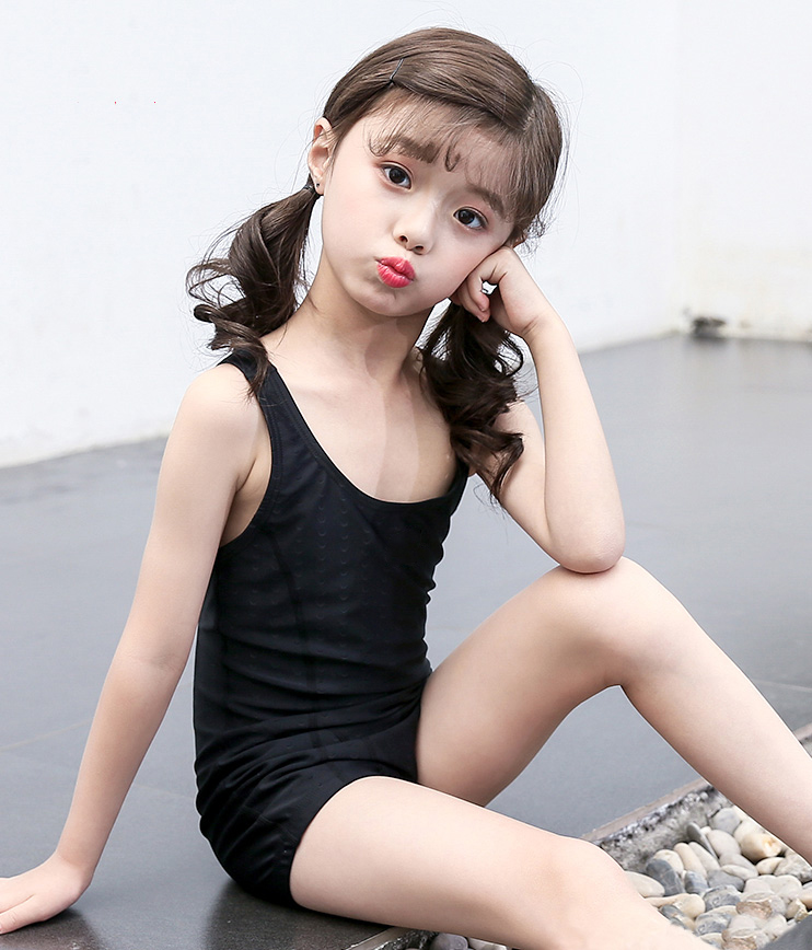 Trẻ em bơi lội chuyên nghiệp Cô gái đào tạo đồ bơi nylon da cá mập Trẻ em lớn trẻ em Xiêm bơi - Bộ đồ bơi của Kid đồ nàng tiên cá cho be gái