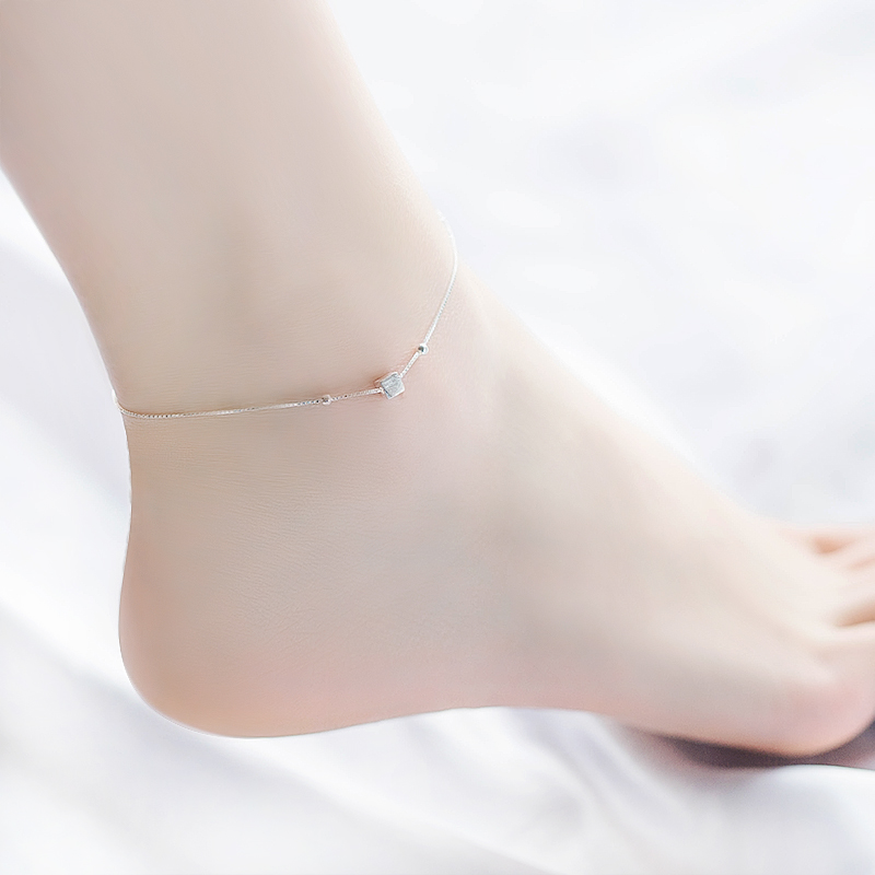 Chaine de cheville Femme en Argenterie - Ref 3102980 Image 1