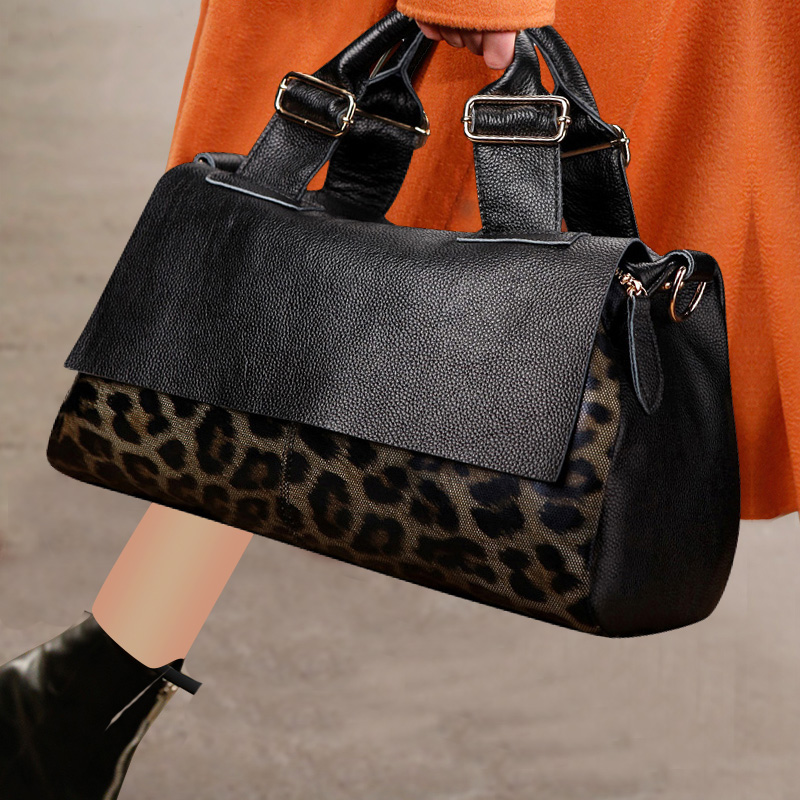 97 88 Adani S New Genuine Leather Handbag Fashion Leopard Print