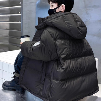 Outlet Store Boys' down Jacket Winter Wear 2025 New Mid-Length Autumn and Winter Coat for Older Children, Thickened and Stylish