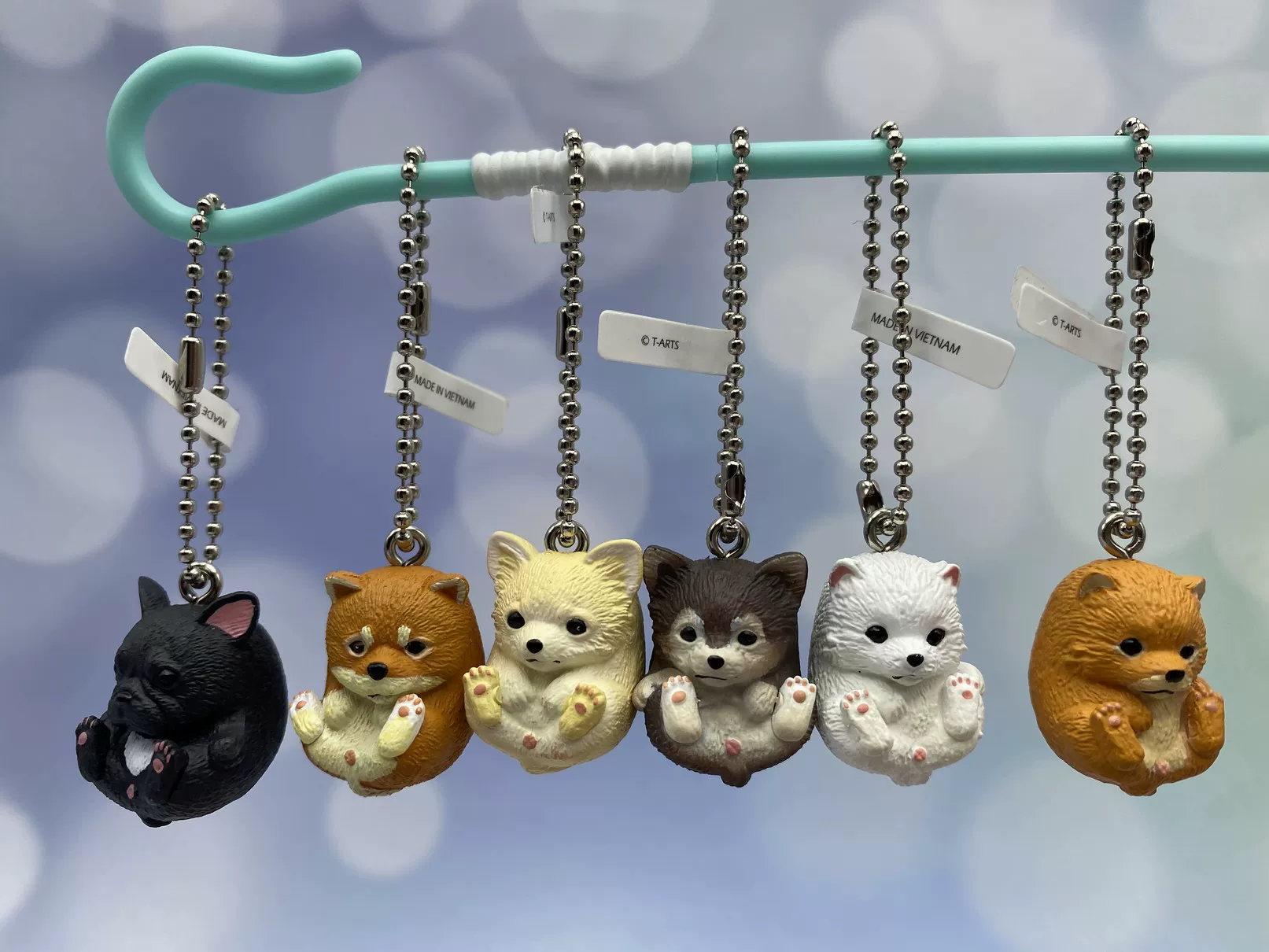 Подлинный TAKARA TOMY Bobo Dog Rolling Puppy Puppy Pendant Gacha Spot