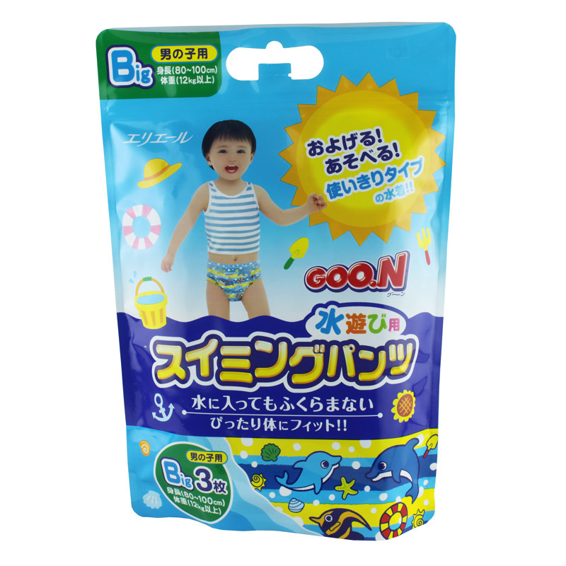 Great king male and female baby swimming pants 3 pieces children beach pants baby swimming cheerpants M3 L3