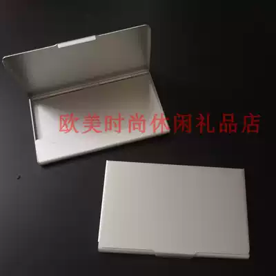 Mini aluminum business card box Business card holder Carry-on business card box Men's creative card box