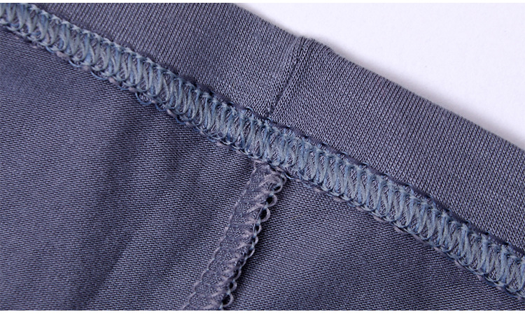 Quần lót nam bốn góc phương thức kích thước lớn boyshort sợi tre cotton băng lụa thoáng khí quan lot dep