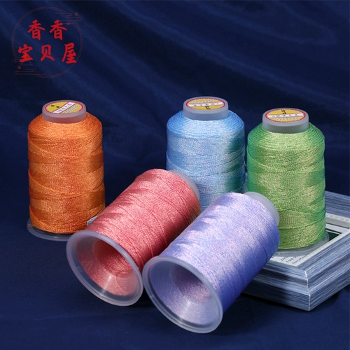 Середина -Средство Darry Dragon Phantom Line 6 -Цвет цвета золотой проволочный подвесной подвесной подвеска вышитая шелковая линия