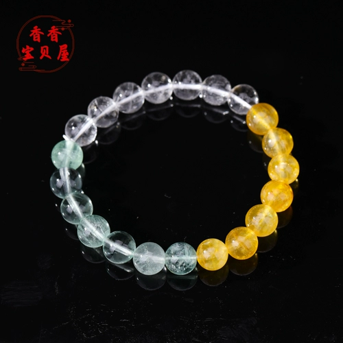 Натуральный универсальный белый кварц, браслет из кварца, бусины, аксессуар, простой и элегантный дизайн, изысканный стиль