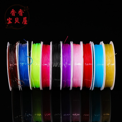 Эластичный прозрачный браслет, эластичные бусины