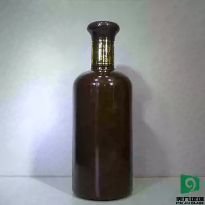 A small amount of new custom-made 30 sets of brown sauce color wine bottle with lid a catty 500l factory shop