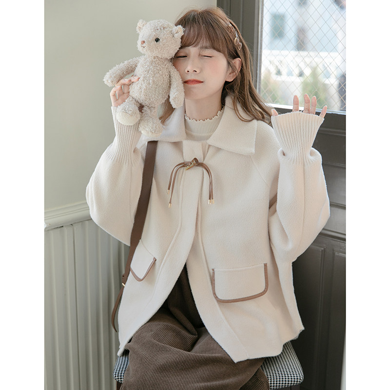 Short Fur Coats Women Coats Women Autumn Winter 2022 New Academy Wind Sweetness small sub-Han Department Senior Son Coat