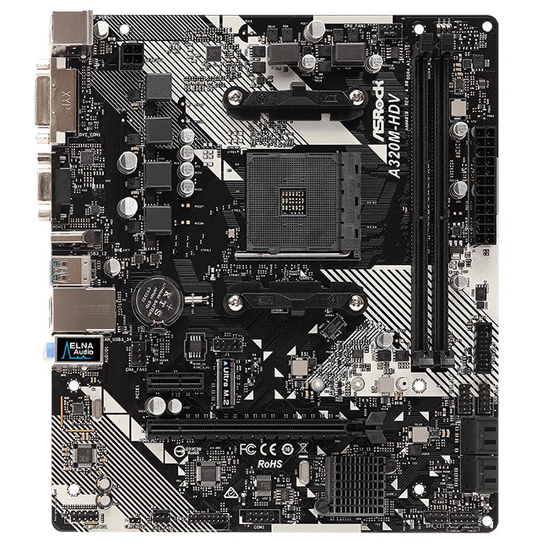 ASROCK Huanhood Technology A320M HDV supports 2200G R3 3200G R5 3400G boxed packages
