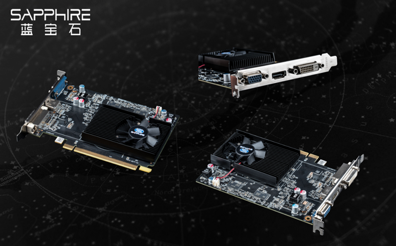 Видеокарта 蓝宝石 r7 240 4g ddr3 128bit 白金版 台式机电脑游戏独立显卡 Sapphire