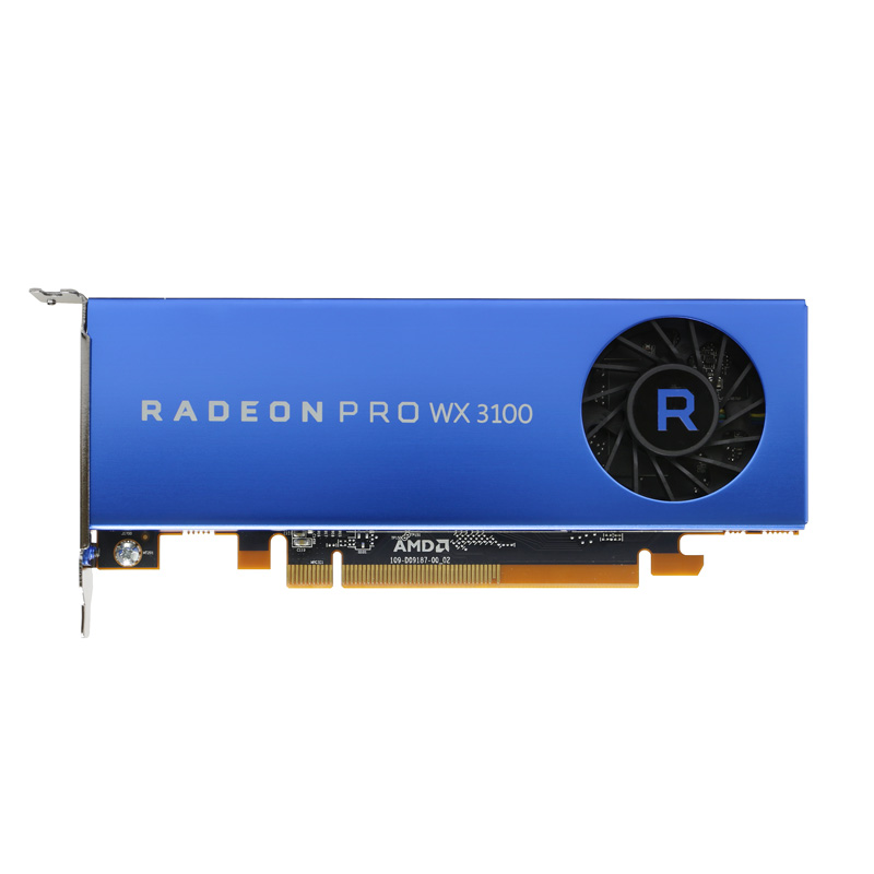 AMD Radeon Pro WX3100 WX3200 4G professional graphics graphics card 3D design drawing rendering