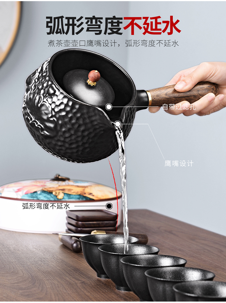 It still fang ceramic tea stove cooking the boiling pot of tea, the electric TaoLu home side pot suit black tea pu - erh tea