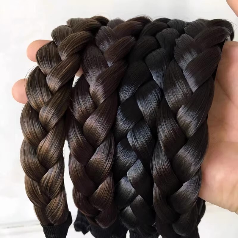 New Wig Headwear, Widened Wig Headband, Wig Braids, Twist Braids, Handmade Braided Hair Clips