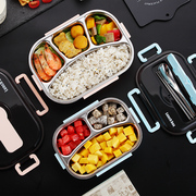 hộp cơm điện cầm tay đa năng bear 304 thép không gỉ lưới cách nhiệt hộp ăn trưa Nhân viên văn phòng Nhật Bản hộp ăn trưa di động tách lò vi sóng sưởi ấm hộp ăn trưa - Hộp cơm điện sưởi ấm 	hộp cơm điện inox 2 tầng