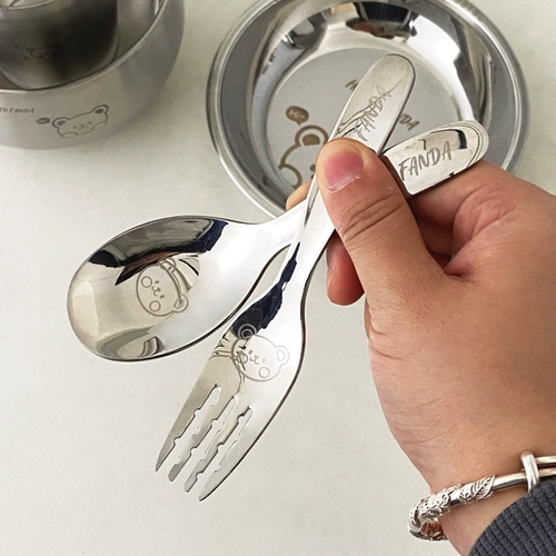 Детская посуда для прикорма, комплект, супница из нержавеющей стали, защита при падении, защита от ожогов