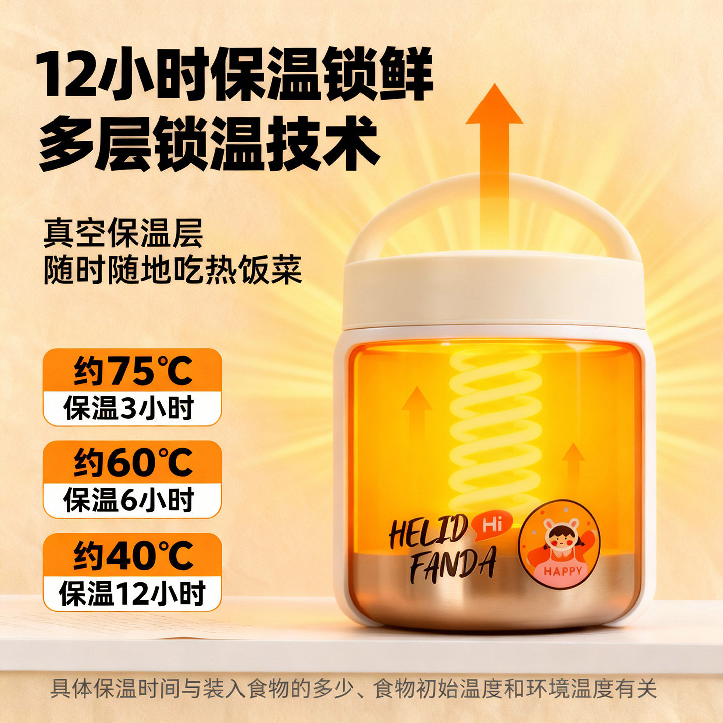 316 Stainless Steel Insulated Lunch Box, 24-Hour Long-Lasting Thermal Container, Lunch Box for Office Workers, 2025 New Model, Soup Pot