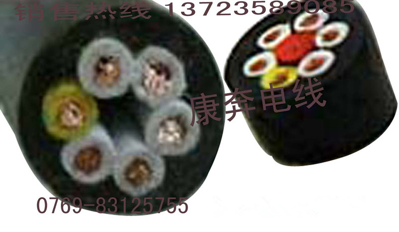 RVV multi-cored wire 6 core 1 5 square multicore sheath wire multi-strand soft sheath power cable