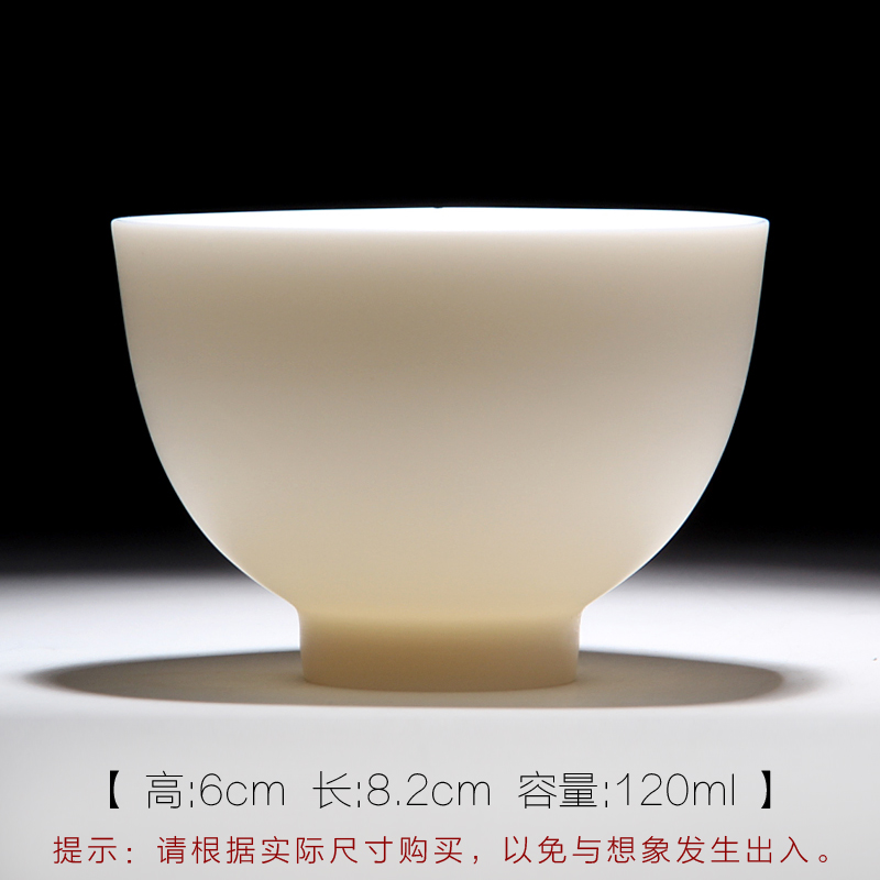 Mingyuan FengTang dehua white porcelain sample tea cup to propose ivory white porcelain ceramic cups tea master high beauty cup