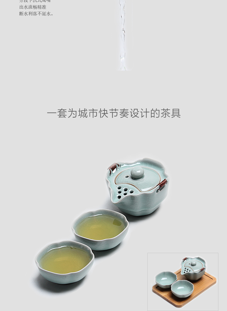 Bộ ấm trà Bộ lọc ấm trà Bộ ấm trà du lịch Bộ di động cốc nhanh chóng Văn phòng Bộ tách trà nhỏ bộ pha trà