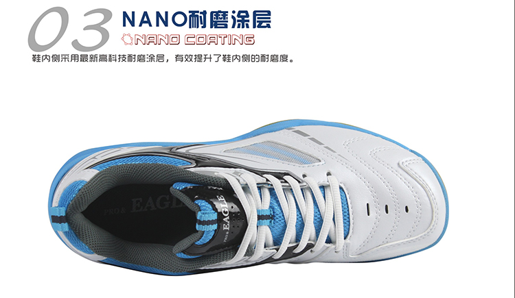 Eagle thương hiệu cầu lông giày của nam giới giày của phụ nữ siêu nhẹ breathable non-slip nam thể thao trẻ em của đào tạo giày giày cầu lông kawasaki