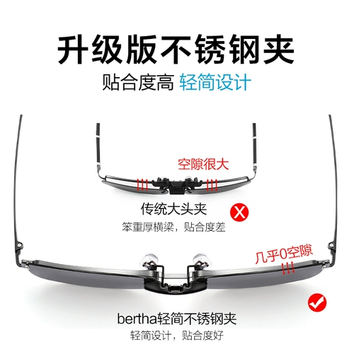GM Polarizer Солнцезащитные очки -клип -майопия бокалы для вождения подрезали солнцезащитные очки мужчины и женщины, ведущие выделенные ультрафиолетовые лучи