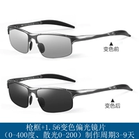 [Белая рыбалка] Оружейная рама+миопия 1.56 Поляризованная линза (0-400 градусов)