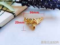 36 * 20mm small imitation gold foot gift box cosmetic box small foot decorative foot fixed support foot corner code