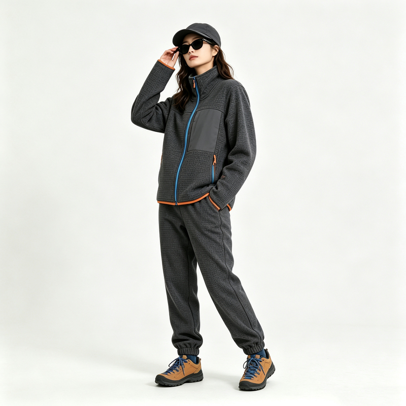 Bashan! Stand-Up Collar Softshell Jacket R2 Fleece Jacket Coat Windproof Waterproof Color-Block Pocket Outdoor Mountain Style