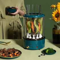 Household multifunctional skewers machine fully automatic smokeless barbecue grill grill machine