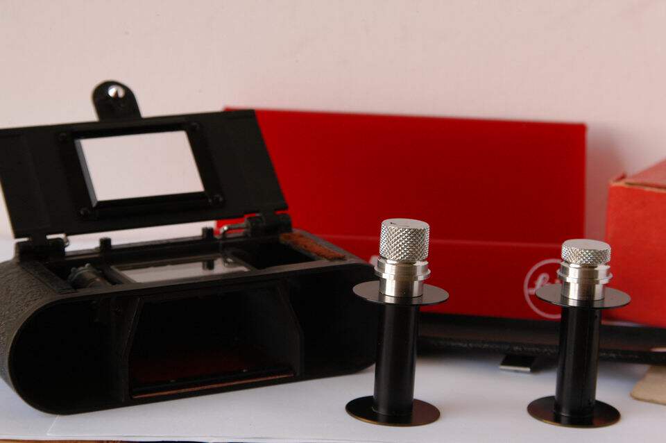 Камера + 徕卡 leica eldia 底片拷贝器 将负片拷贝成正片 箱说全新 409m