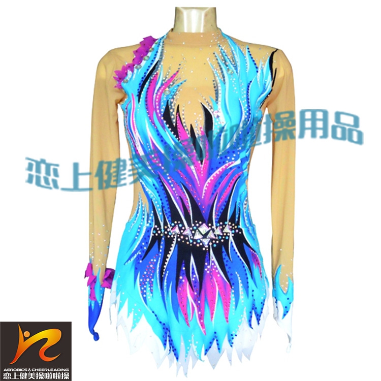 High-quality rhythmic gymnastics clothing one-piece cheerleading clothing professional rhythmic gymnastics competition clothing art performance clothing