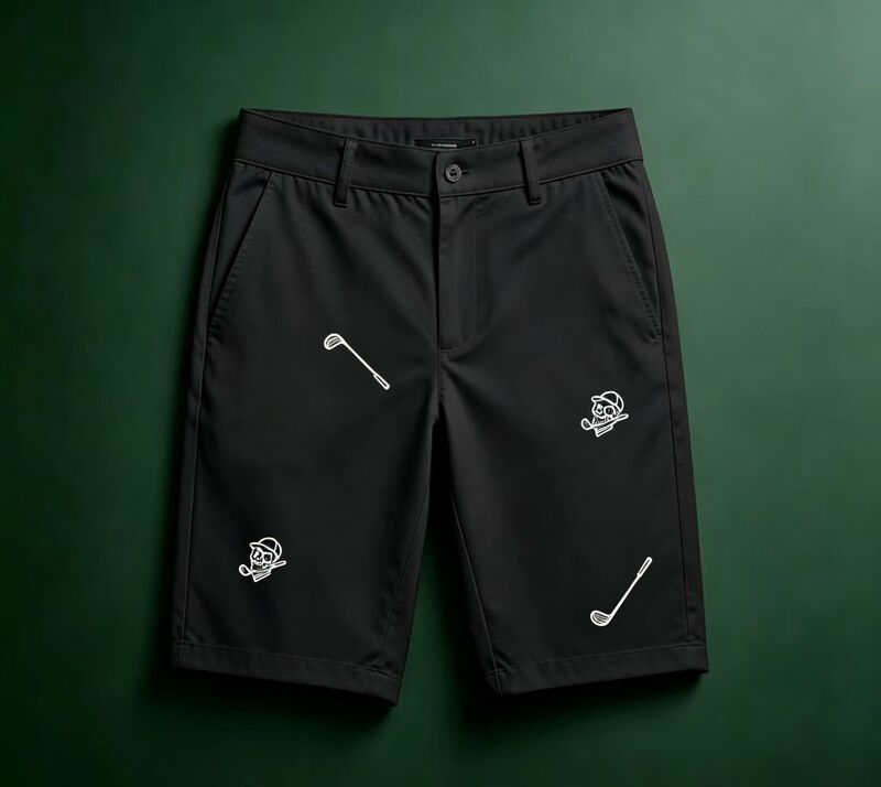 【Green Off】2026 New Golf Shorts for Men, Fashionable and Versatile Casual Sports Pants