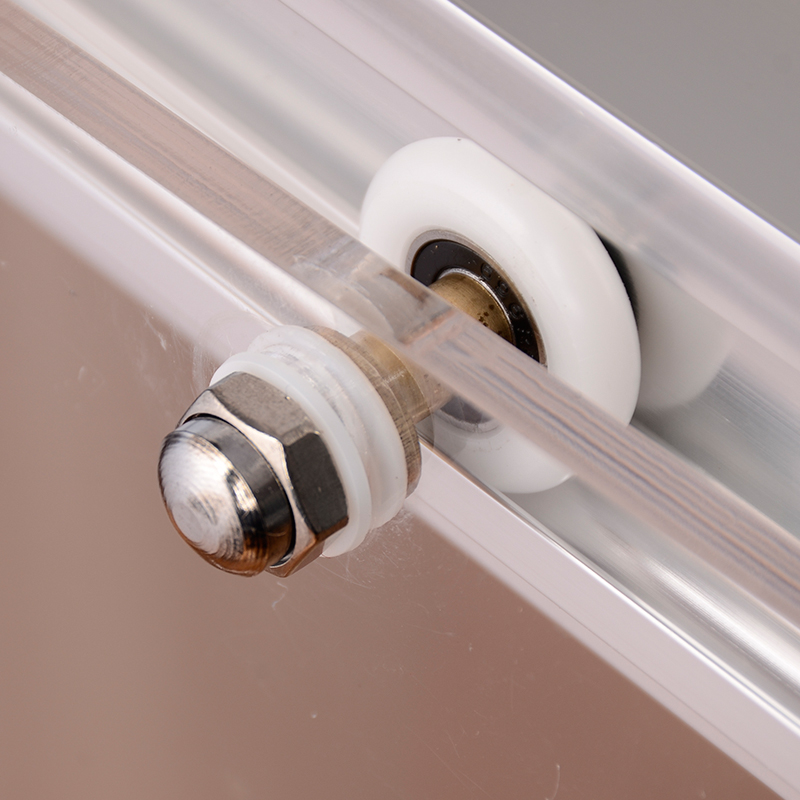 Shower room pulley old arc bathroom glass door sliding door roller single wheel eccentric wheel curved Bath screen accessories