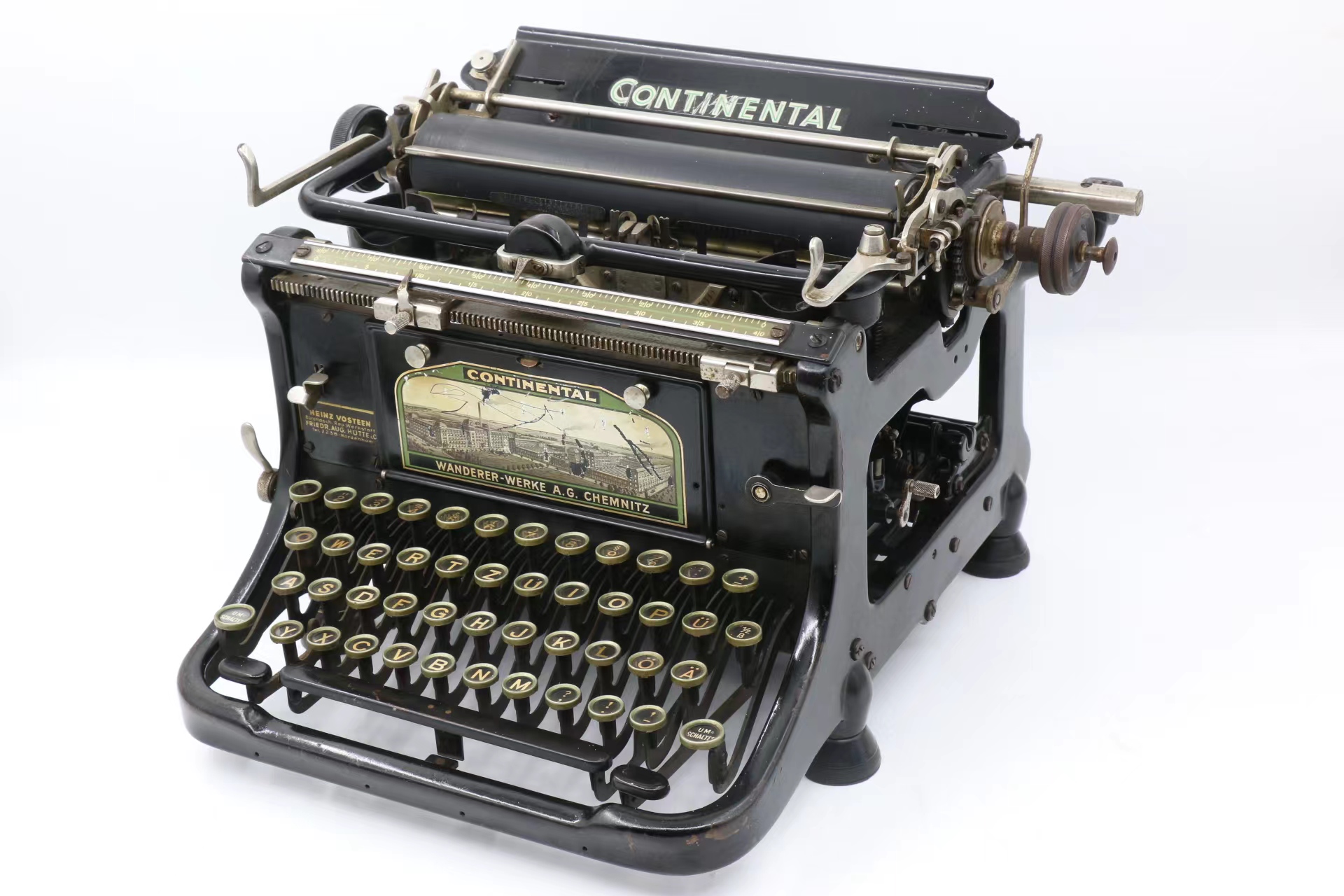 German Antique Retro Machinery Desktop Typewriter Olympia Hangzhou Spot Collection-Taobao