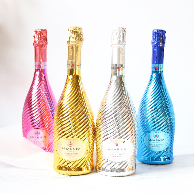 Golden Ro Royals Golden Spiral Bottle Frothy Wine Sweet Bubble KTV Nightfield Bar Charged 750ml