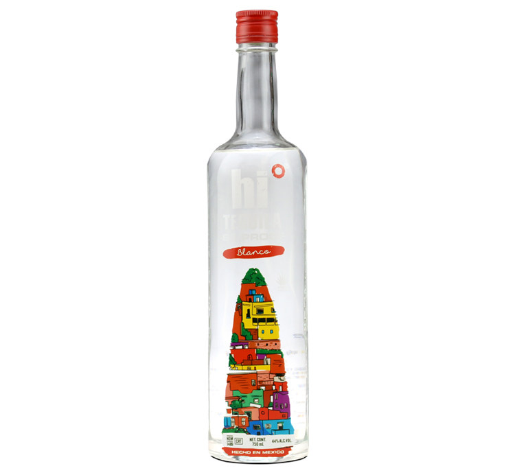 Foreign wine HI TEQUILA Hi-degree white tequila wine Mexican original imported 750ml 44 %VOL