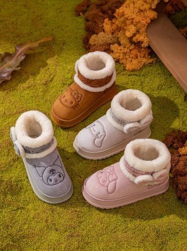 Hello kitty, милые утепленные короткие сапоги