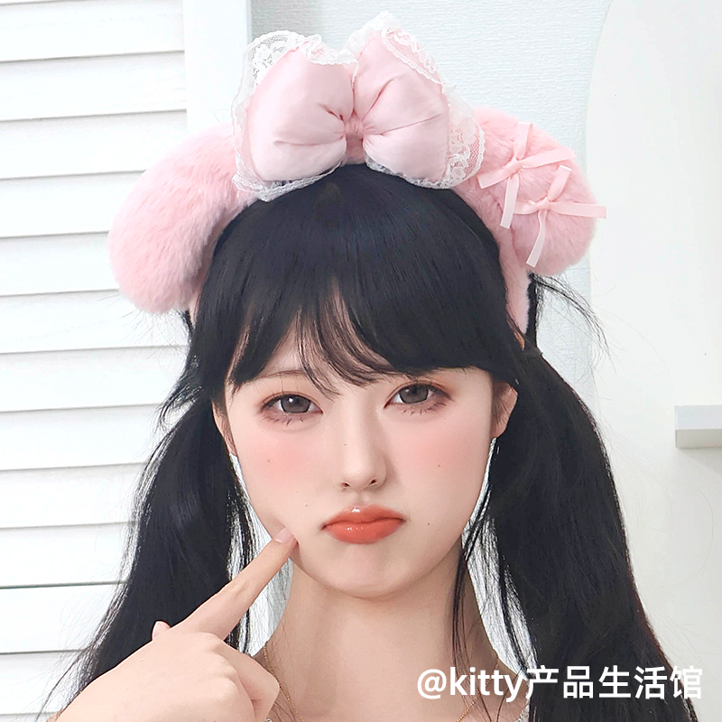 Sanrio Genuine Cute Cartoon Travel and Daily Wear Hair Accessories Headband Sweet Decoration Fresh Style