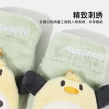 Милые флисовые удерживающие тепло перчатки для взрослых