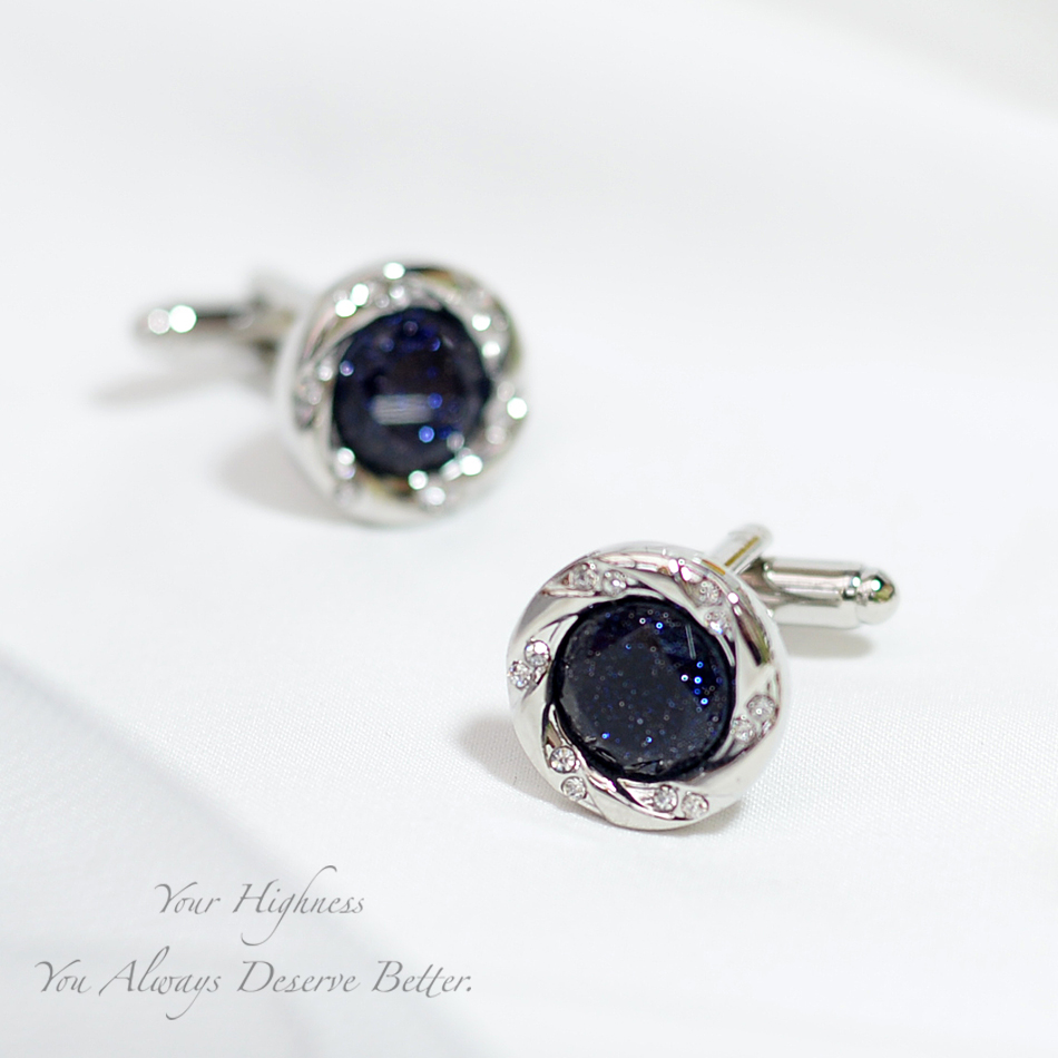 Multi-diamond star stone sleeve button French cuff buckle sleeve nails for men and women simple fashion diamond-set shirt button tide