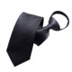 Knot-free tie men's fashionable formal wear business black professional striped groom wedding red roll-up Korean version trendy