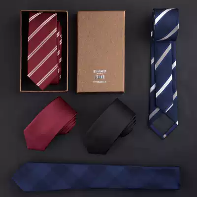 (Special offer)nano Korean version of the narrow tie wedding fashion casual small 6CM groom tie male Korean version of the tide