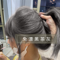 women's black tea gray hair dye 2022 pop color white pure hair foam botanical dyeing cream at home