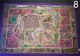 nhập khẩu của Ấn Độ của thảm trang trí kỳ lạ Đông Nam Á gió quốc gia bằng tay đính cườm thêu, tranh hoành tráng sơn trang trí nhà voi - Tapestry thảm treo tường hình cô gái	