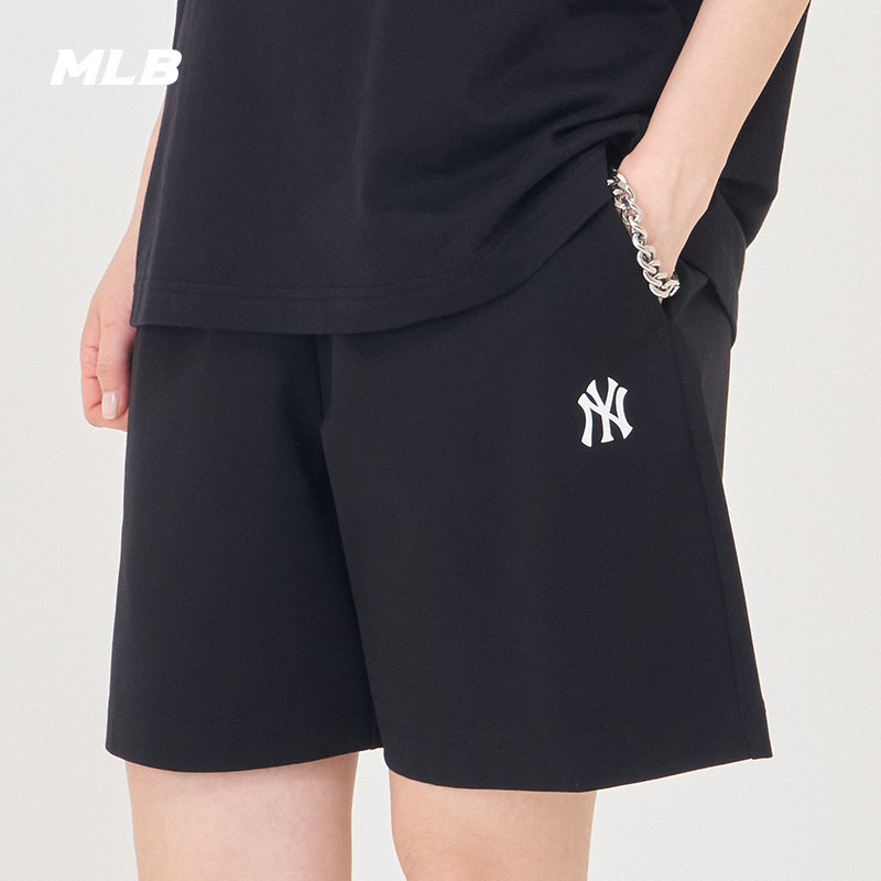Mlb Women's College-Style Shorts, Versatile Color-Blocking Casual Sports Pants Spb09/Spv04