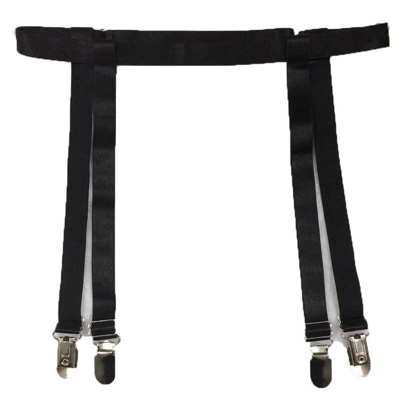 Garter Belt Lingerie Duckbill Buckle Garter Stockings Over-The-Knee Long Black Stockings Cotton Socks Knee Pads High Tube Soft Boots Non-Slip Clips