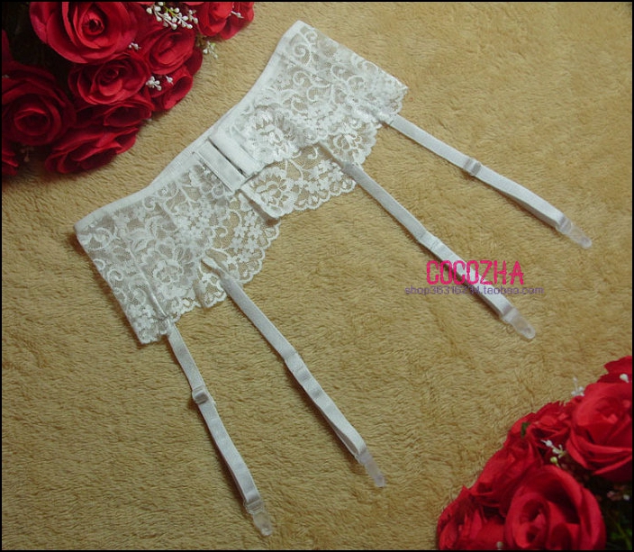 Châu âu và Mỹ phụ nữ khóa garter bộ vớ cám dỗ vớ non-slip clip ren sling vớ garter khóa